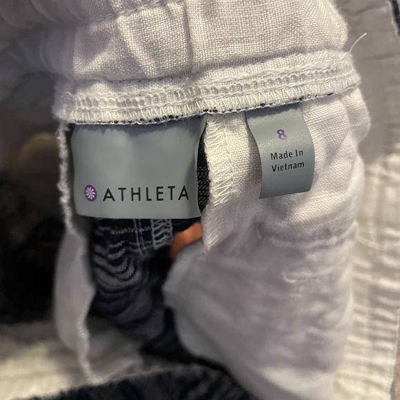 Athleta Striped Athletic Shorts - Picture 3 of 3